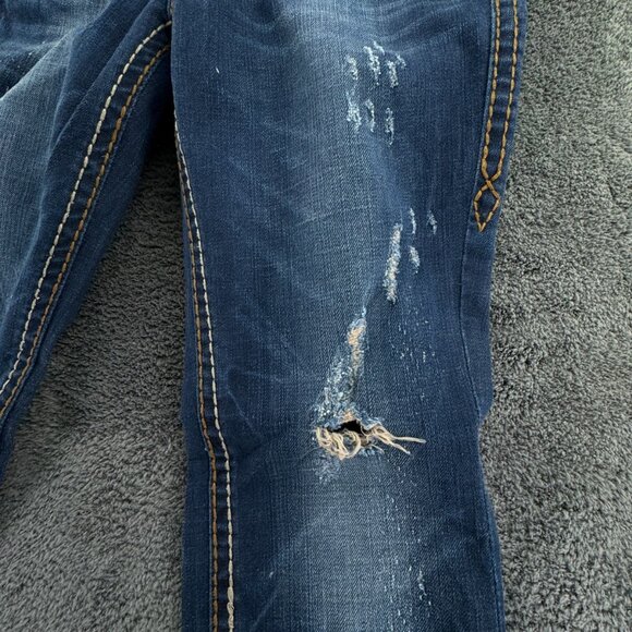 Rock Revival Patti Boot Cut Women's Denim Jeans Size 28 Adult Embellished Grunge - Picture 7 of 16